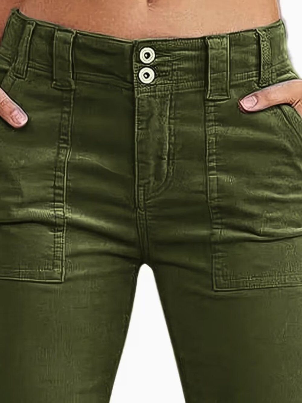 Women's High Waist Straight Leg Pants